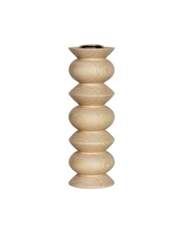 5MM PAPER - Totem Wooden Candle Holder - Tall Nº 5