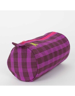 A WORLD OF CRAFT - RUTA Toiletry bag - Lila/brown