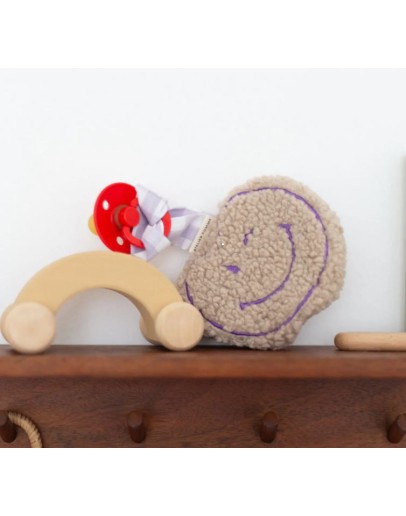 ATELIER POMME - Speendoekje Pomme - TEDDY lucky lila