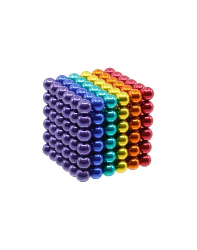 Magneet balletjes - 216 stuks - 5mm - Regenboog Magneet balletjes - 216 stuks - 5mm - Regenboog
