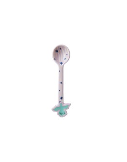 ALL THE LUCK IN THE WORLD - Lepel Lila met vogel