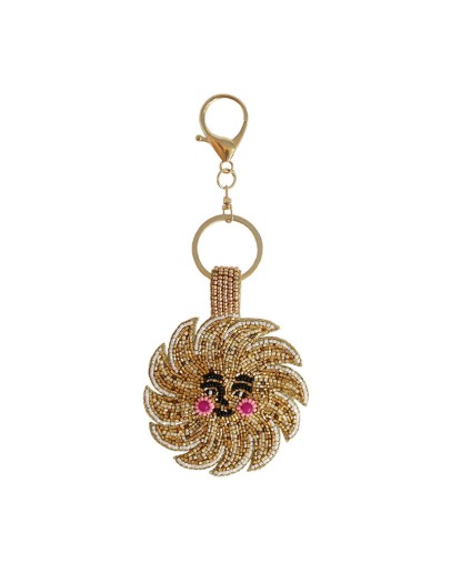 ALL THE LUCK IN THE WORLD - Sleutelhanger met Kraaltjes - Lachende Zon