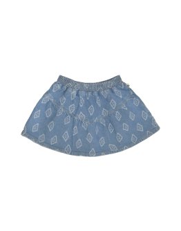 AMMEHOELA - Rok Fiene.03 - Bleached Blue Denim Pattern