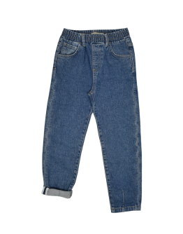 AMMEHOELA - Jeans broek Harley.01 - Mid blue wash
