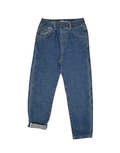 AMMEHOELA - Jeans broek Harley.01 - Mid blue wash