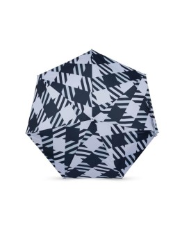 ANATOLE - Oversize Gingham Folding compact umbrella - SMITH – Black