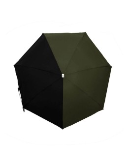 ANATOLE - Two tone Folding compact umbrella - ALMA – Khaki & black