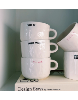 ANNA + NINA -Fuck It Cappuccino Mug