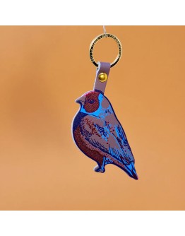 ARK COLOUR DESIGN - Sleutelhanger Finch bird - Druif