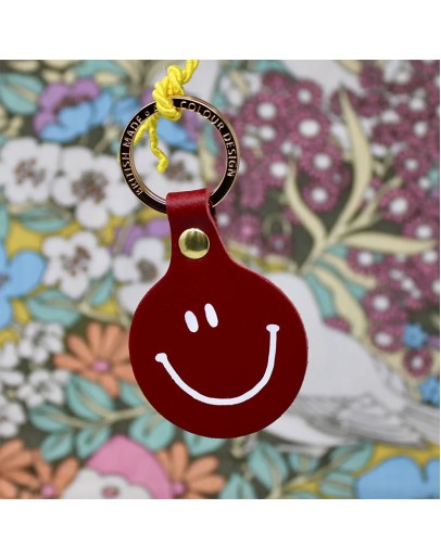 ARK COLOUR DESIGN - Sleutelhanger Smile - Bordeaux