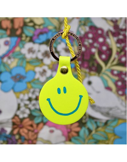 ARK COLOUR DESIGN - Sleutelhanger Smile - Neon geel