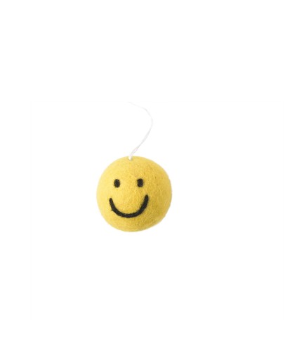 AVEVA DESIGN - LITTLE HANGINGS SMILEY yellow