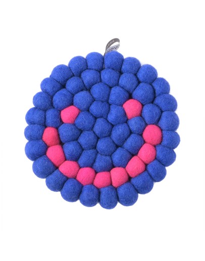 AVEVA DESIGN - Trivet Round SMILEY - Blue Moon