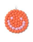 AVEVA DESIGN - Trivet Round SMILEY - Grapefruit