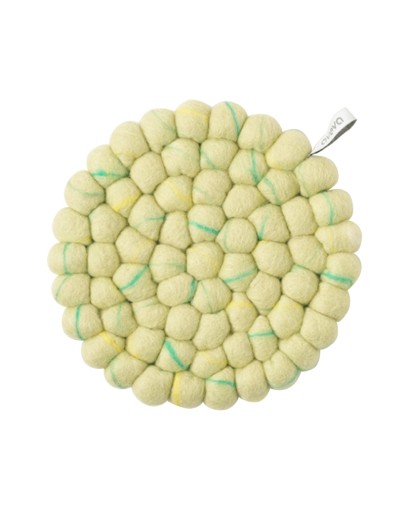 AVEVA DESIGN - TRIVET, ROUND, MARBLE, green