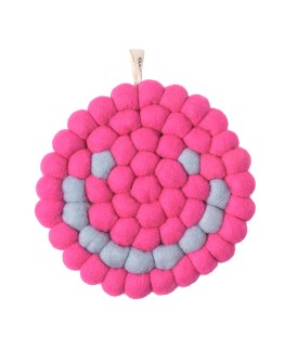 AVEVA DESIGN - Trivet Round SMILEY - Cerise