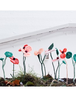 AVEVA DESIGN - ENDLESS FLOWER Poppy Coral