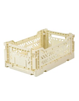 AYKASA - Folding crate Small - Banana