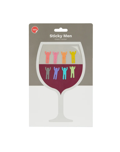 BALVI - Sticky Men Glass Markers BALVI - Sticky Men Glass Markers