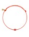 BETTY BOGAERS - Lips Rope Bracelet Neon Pink Enamel Pink Rope