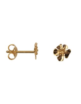 BETTY BOGAERS - Mini folded Flower Earring Gold