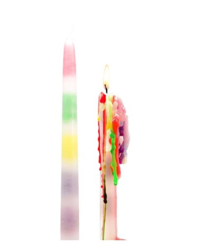 BITTEN - Rainbow Drip Candles, set of 2