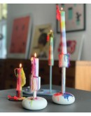 BITTEN - Rainbow Drip Candles, set of 2