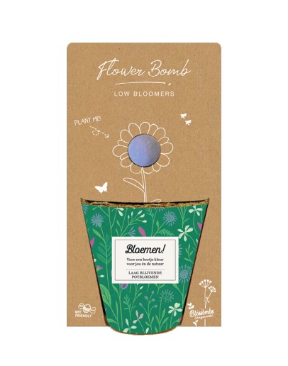 BLOSSOMBS - Grow kit "Bloemen!" met Laagbloeiende Mix 