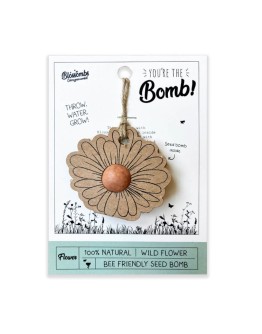 BLOSSOMBS - Celebrate hanger You're the bomb (incl 1 Blossomb)