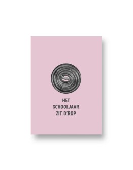 LOTS OF LO - Kaart - het schooljaar zit drop