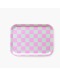 BLU KAT - Dienblad rechthoekig Checker Mint/Peony