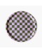 BLU KAT - Dienblad rond Checker Lila/Olive - 31 cm
