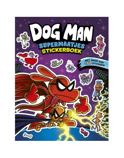 STICKERBOEK - Dog Man supermaatjes STICKERBOEK - Dog Man supermaatjes