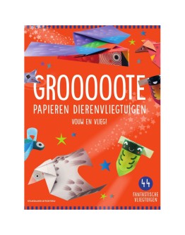 Grooooote papieren dierenvliegtuigen