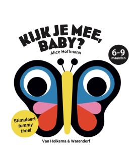 Kartonboek - Kijk je mee, baby leporello, 6-9 maanden