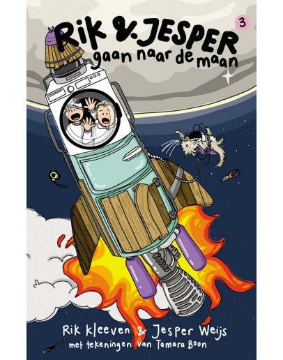 KINDERBOEK - Rik en Jesper gaan naar de maan - 8jr+