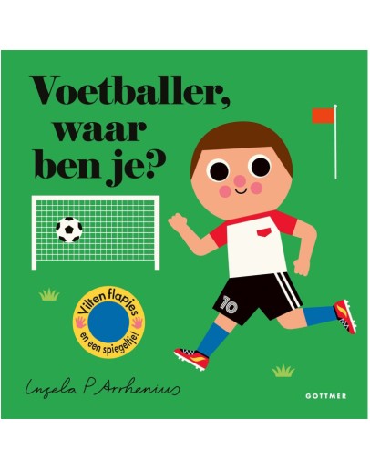 Kartonboek - Voetballer, waar ben je? 18 mnd+ Kartonboek - Voetballer, waar ben je? 18 mnd+