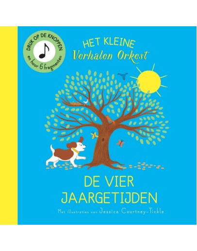 Geluidenboek - Het kleine verhalenorkest - Vier jaargetijden (karton)