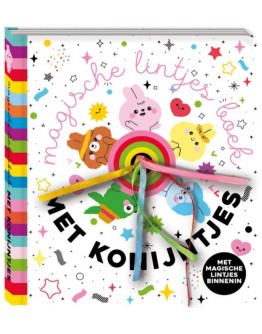 Kartonboek - Magische lintjes - Konijntjes - 3jr+