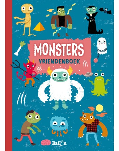 VRIENDENBOEK - Monsters - 4 jr+
