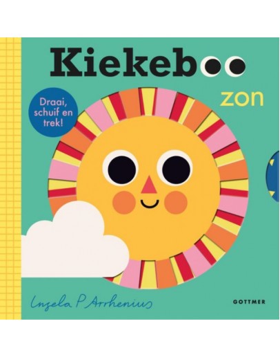 Kartonboek - Kiekeboe zon