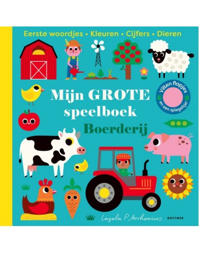Kartonboek - Mijn grote speelboek - Boerderij - 18mnd+