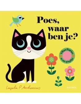 Kartonboek - Poes, waar ben je? 18 mnd+