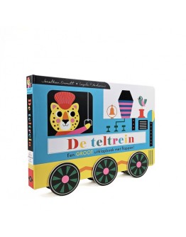 Kartonboek - De teltrein - 2jr+
