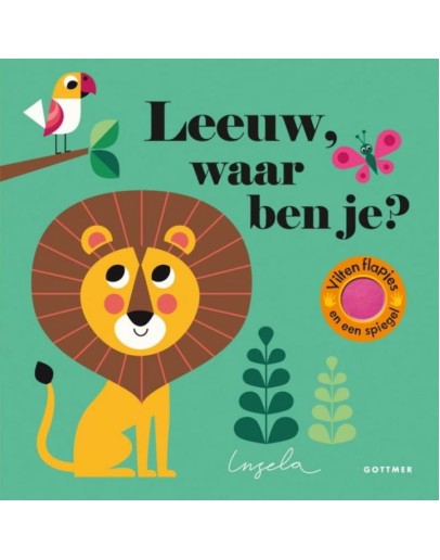 Kartonboek - Leeuw, waar ben je? 18 mnd+