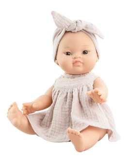 PAOLA REINA - Baby pop Gordi meisje inclusief kleertjes (Azia./Johana/34cm)