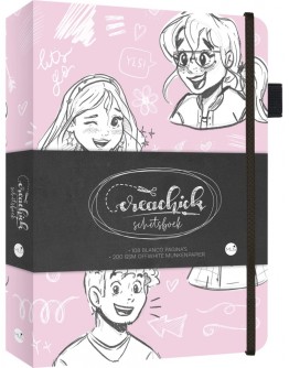 KINDERBOEK - CreaChick Schetsboek Pink