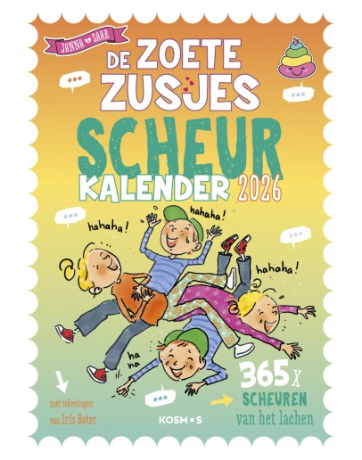 KINDERBOEK - De Zoete Zusjes moppenscheurkalender