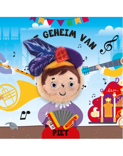 Kartonboek - Vingerpopboekje Piet
