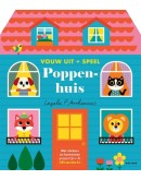 Kartonboek - Poppenhuis - vouw uit + speel Kartonboek - Poppenhuis - vouw uit + speel